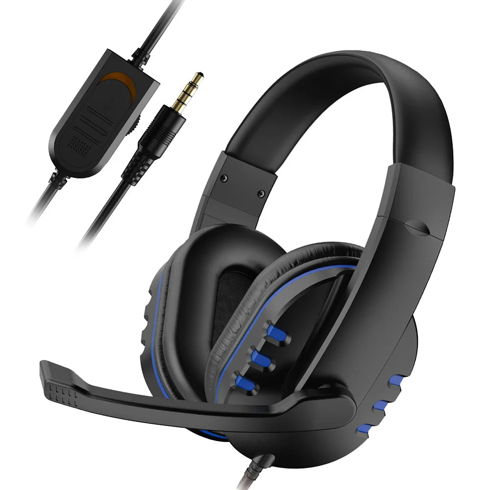 Cuffie Gaming Cablate Con Microfono Per PS4 E PC Nero