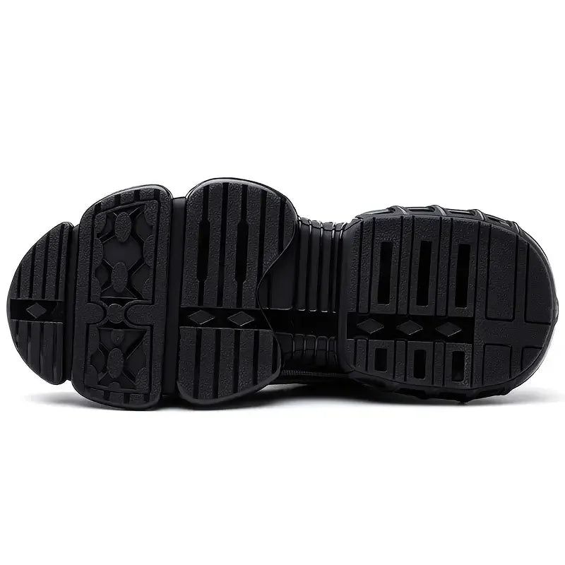 New Work Safety Shoes 36-48 Size for Women Men Mens Steel Toe Sneakers Waterproof Lightweight Breathable Antiskid Boots Men Work
