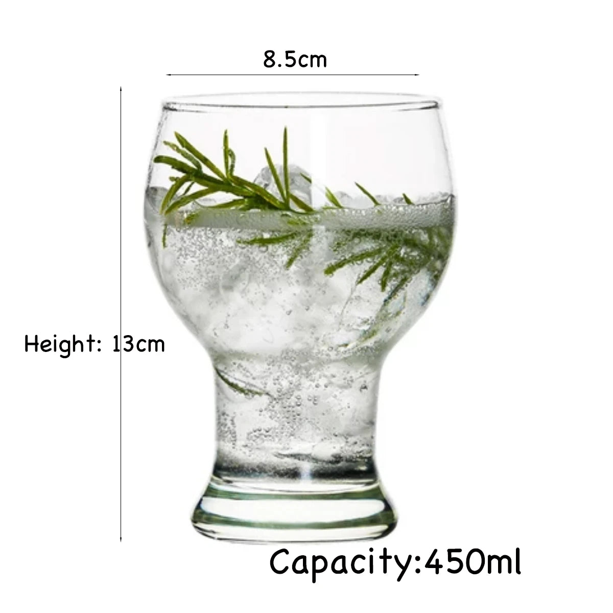 Bicchieri in cristallo senza piombo, creativi, per bibite, Collins, tumbler, per acqua, succo, birra e cocktail