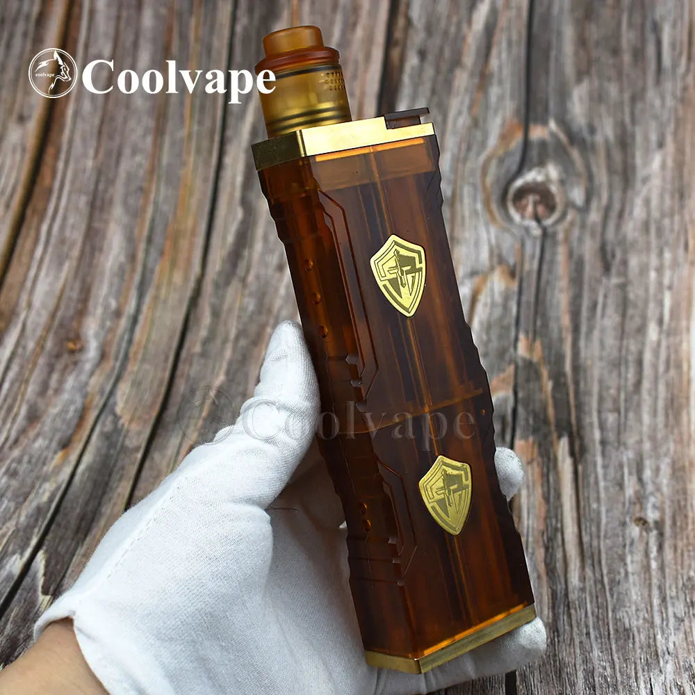 WOLF COOLVAPE knight mod con profilo rda E-sigaretta kit mod meccanici fit 4*18650 batteria ottone PEI materiale mech mod vape
