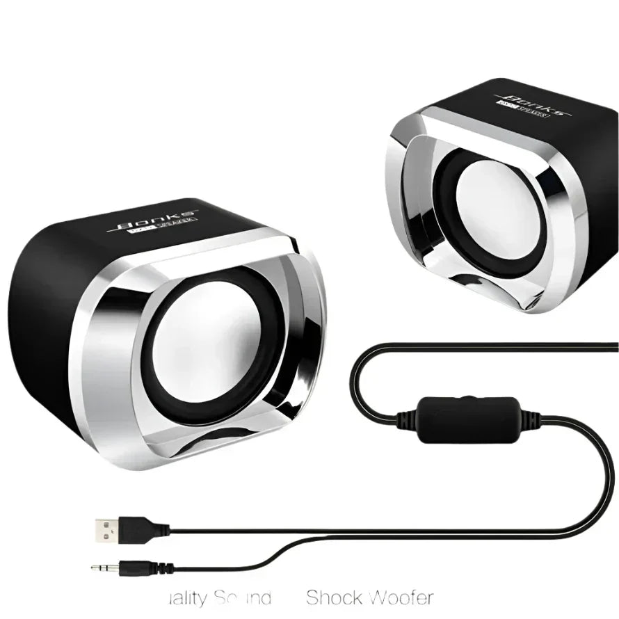Altoparlanti Portatili Con Subwoofer 6W USB 3.5mm Audio