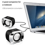 Altoparlanti Portatili Con Subwoofer Per Computer Nero 6W