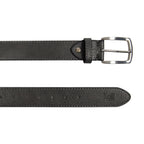 K4008KB | Men's Belt in Leather Lining Pu Finish. Anthracite color. Size: 125 x 3.8 x 0.5 cm (waist 110 cm). Packaging: hard bottom/cover Gift Box-1