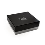 K4009KB | Cintura Uomo Allover in Fodera Pelle Finitura in Pu. Colore Antracite. Dimensioni: cm 125 x 3,8 x 0,5 (giro vita cm 110). Confezione: Gift Box rigido fondo/coperchio-3