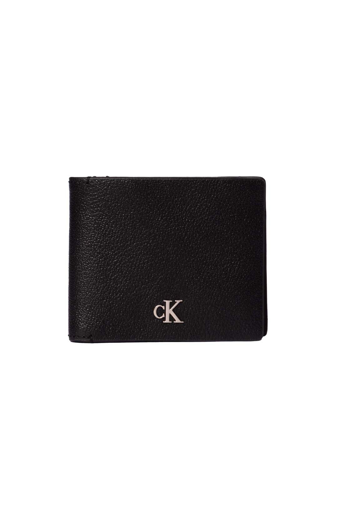 CALVIN KLEIN JEANS - Portafoglio uomo in pelle con monogram-7