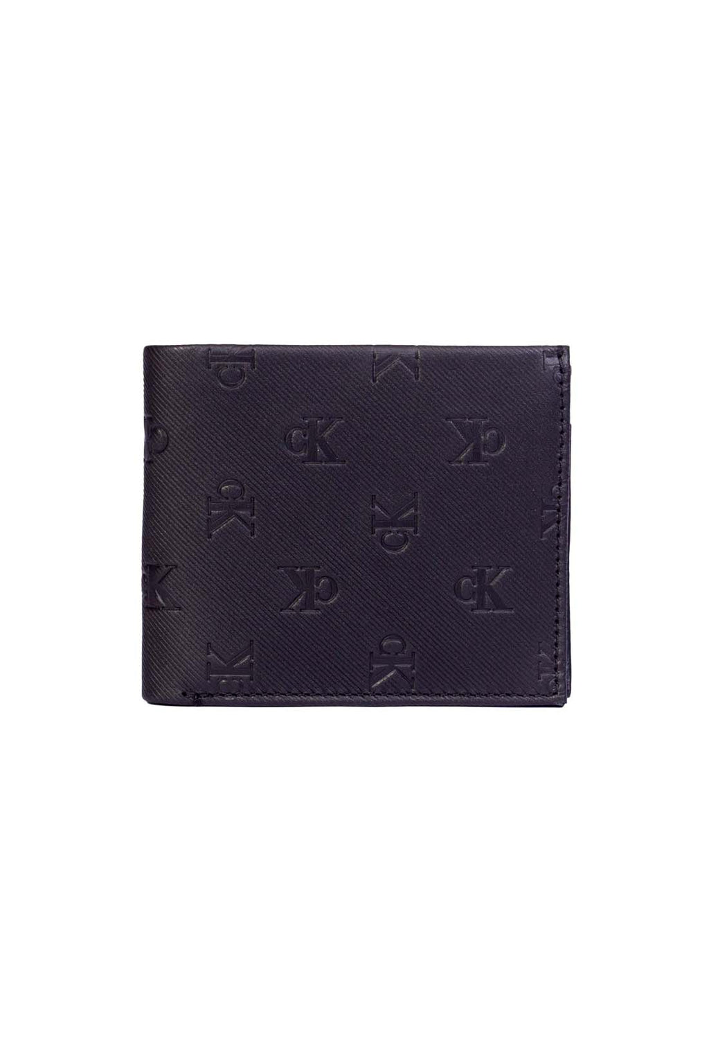 CALVIN KLEIN JEANS - Men's leather wallet with all-over monogram