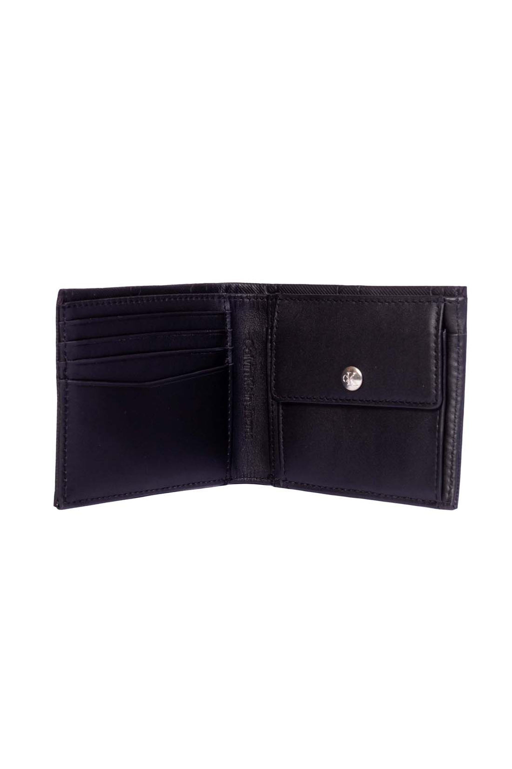 CALVIN KLEIN JEANS - Men's leather wallet with all-over monogram