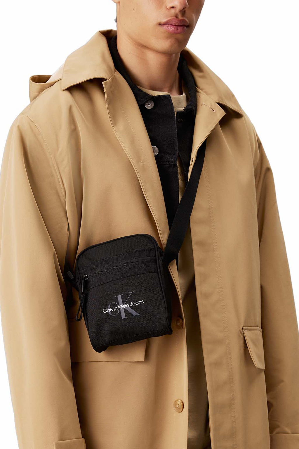 CALVIN KLEIN - Men's reporter bag with front pocket
