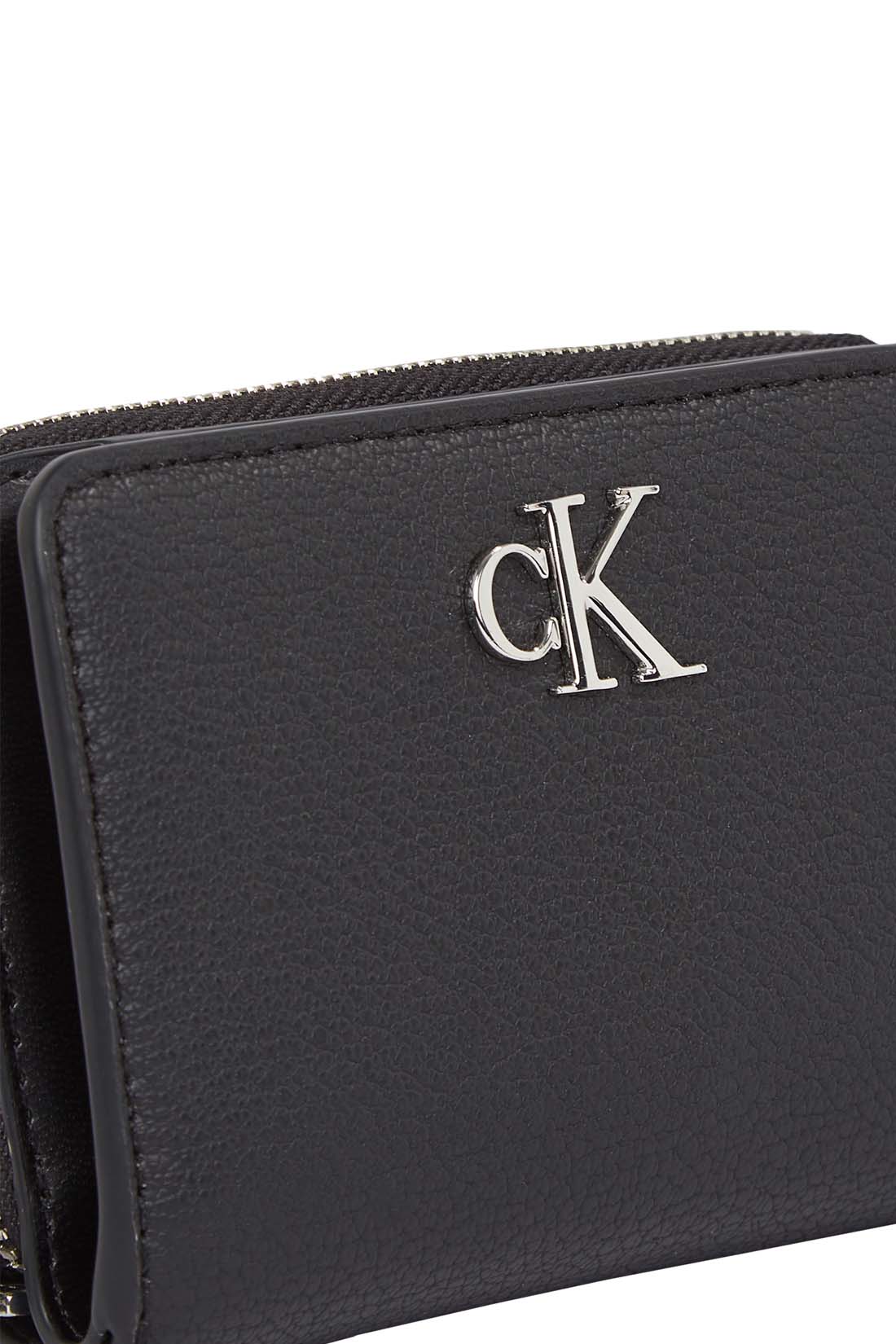 CALVIN KLEIN JEANS - Portafoglio donna piccolo in ecopelle con monogram-4