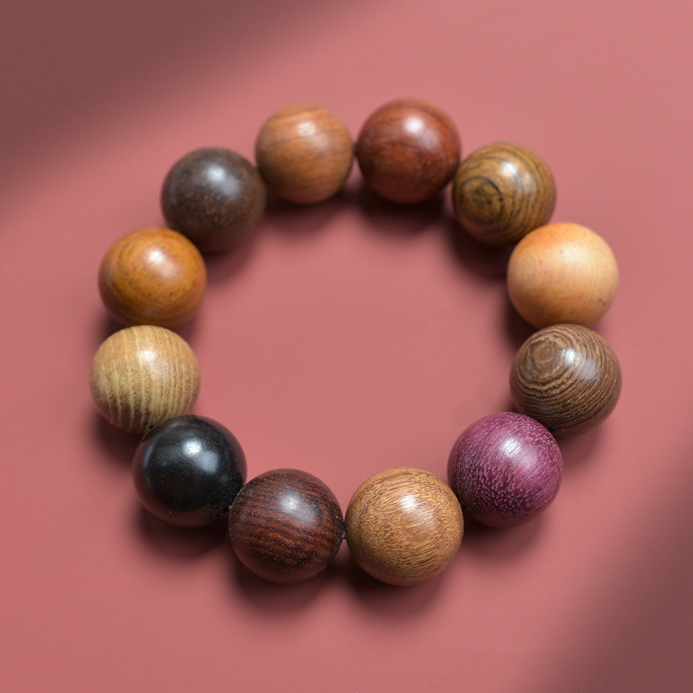 Natural multi-treasure sandalwood multi-circle bracelets 108 beads beads live supply manufacturers wholesale boutique Wen play chain