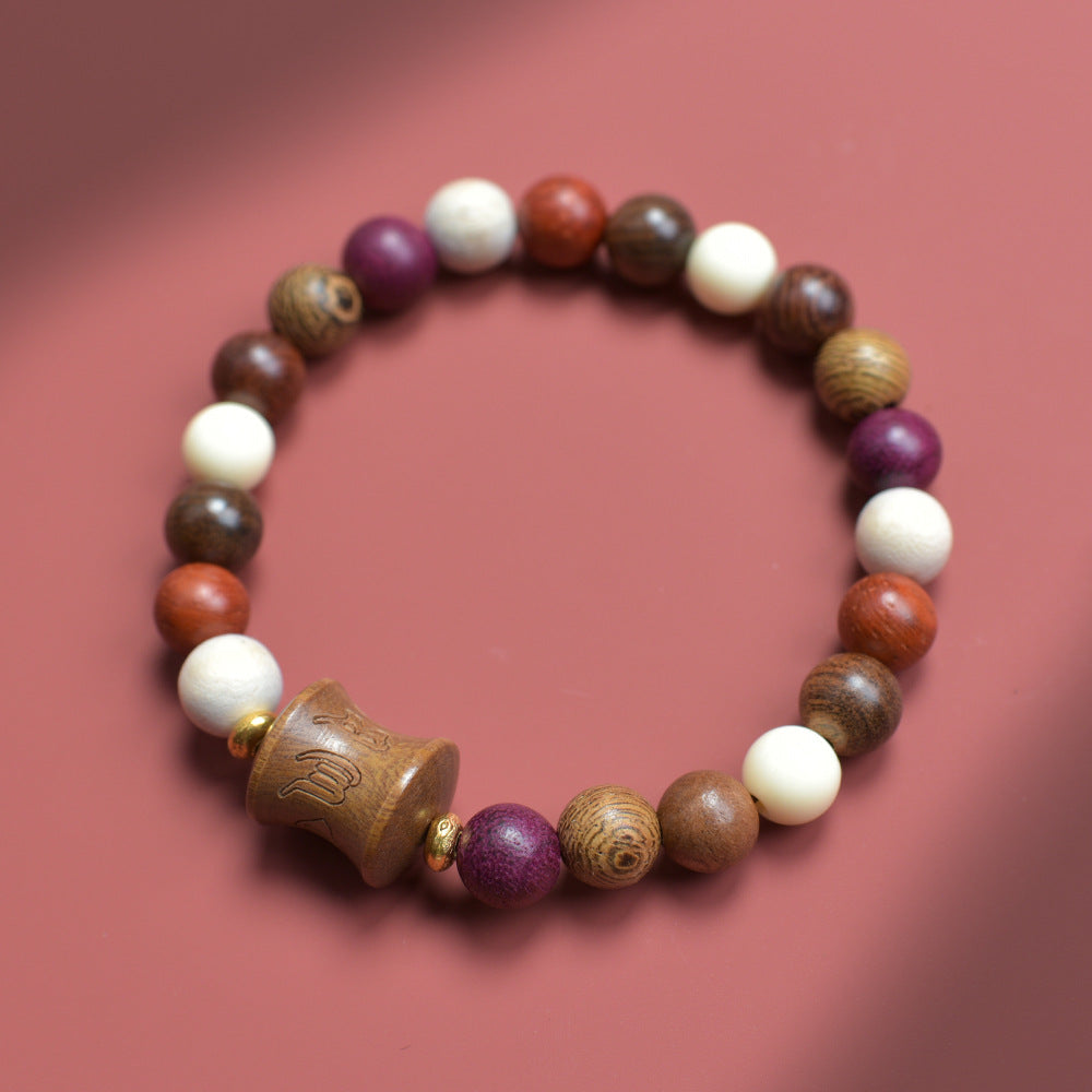 Natural multi-treasure sandalwood multi-circle bracelets 108 beads beads live supply manufacturers wholesale boutique Wen play chain