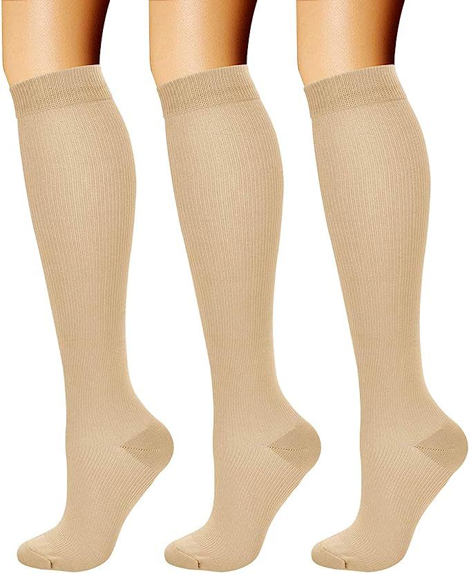 3 pairs of series cross-border sports compression socks stockings calf socks compression socks jump rope elastic socks riding socks