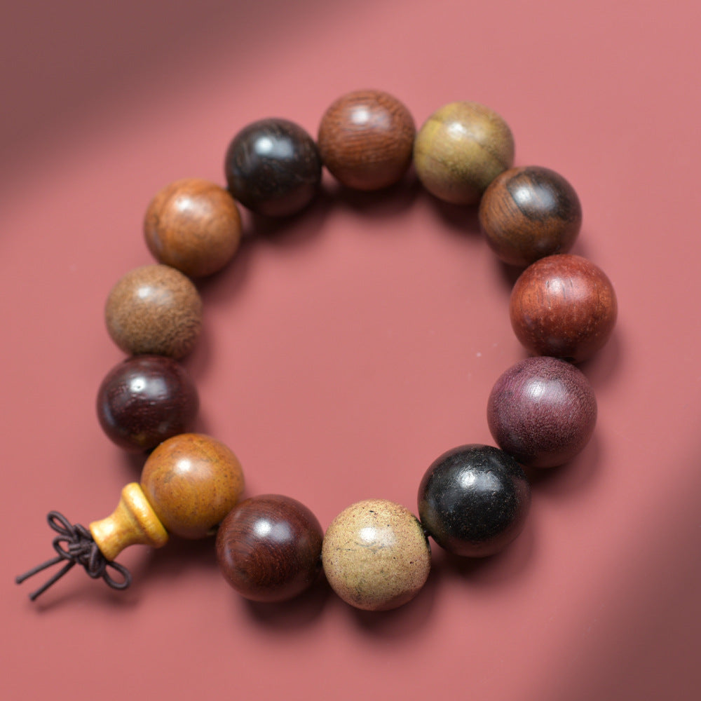 Natural multi-treasure sandalwood multi-circle bracelets 108 beads beads live supply manufacturers wholesale boutique Wen play chain