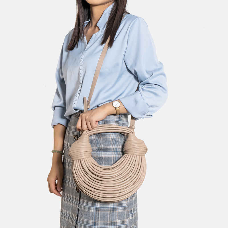 Borsa Intrecciata Noodle Bag Moda Estiva - Donna