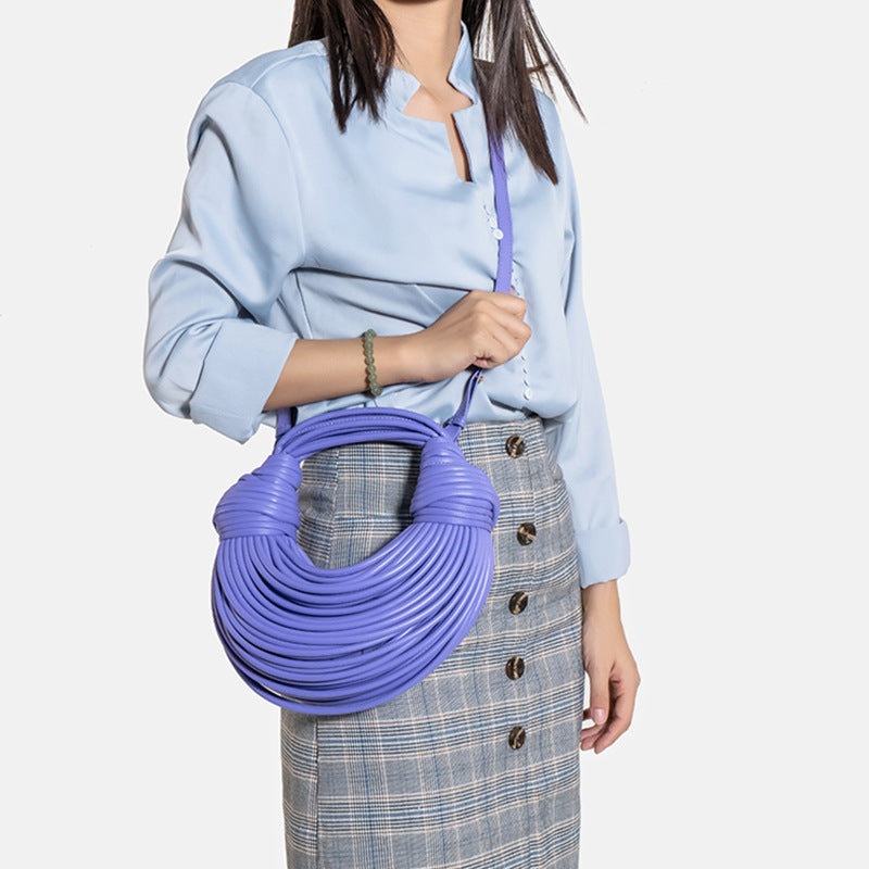 Borsa Intrecciata Noodle Bag Moda Estiva - Donna