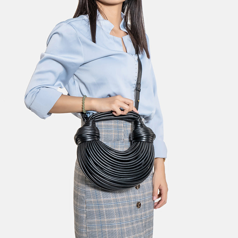 Borsa Intrecciata Noodle Bag Moda Estiva - Donna