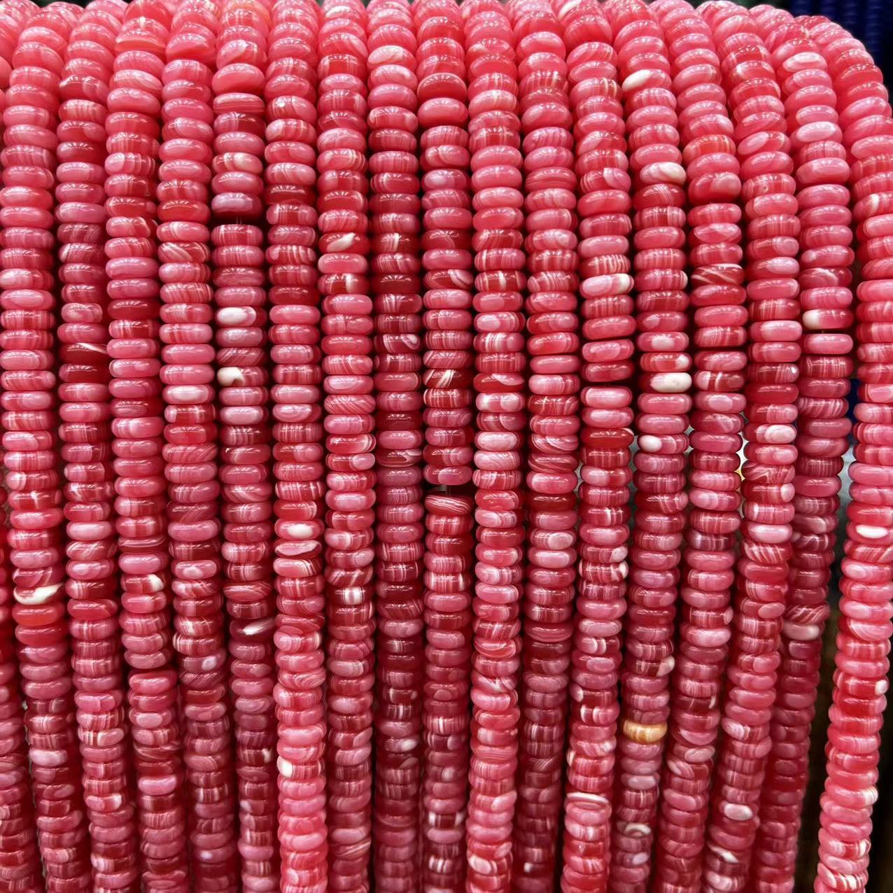 2×6 Natural Stone Colorfuled Crystal Abacus Beads Spacer Beads Beads Cross-Border Hot-Selling Jewelry DIY Bracelet Necklace