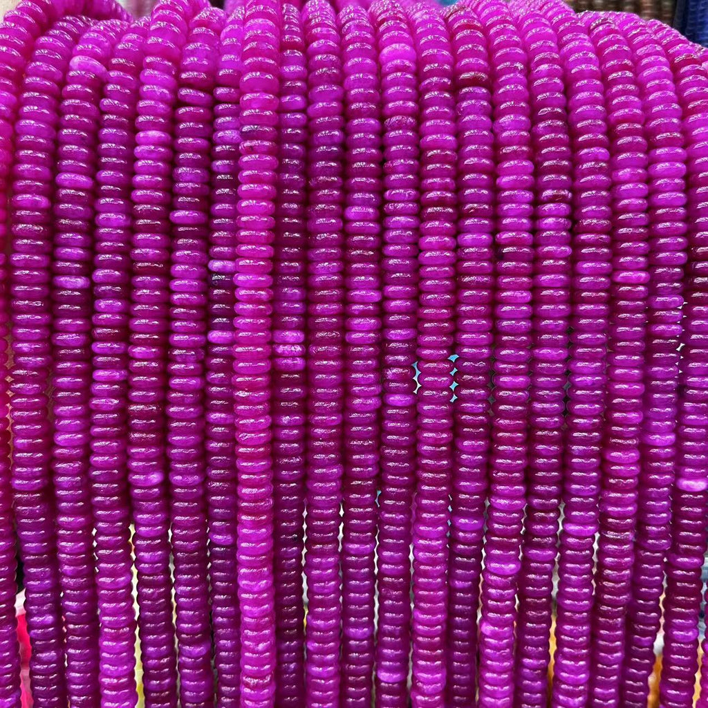 2×6 Natural Stone Colorfuled Crystal Abacus Beads Spacer Beads Beads Cross-Border Hot-Selling Jewelry DIY Bracelet Necklace