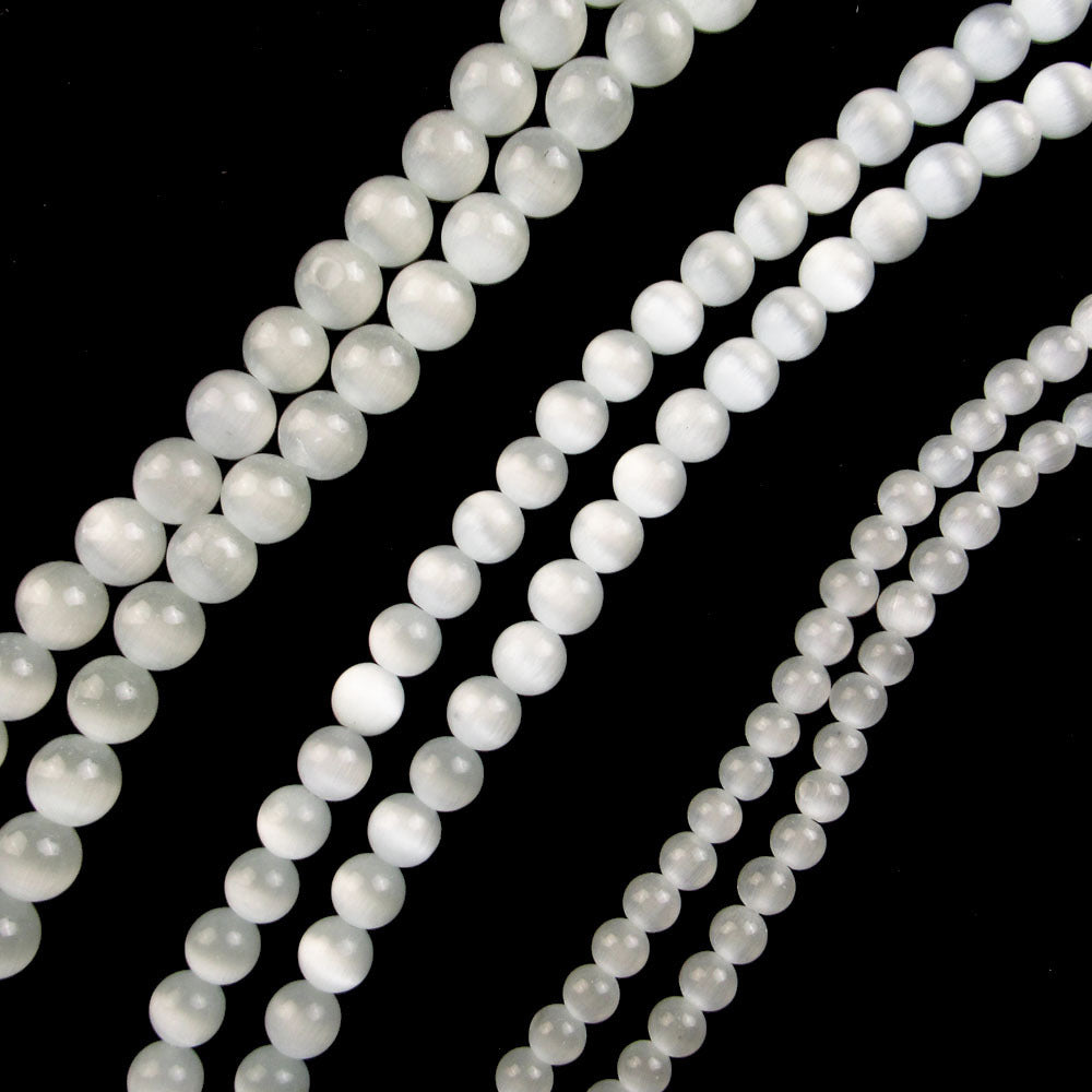 Cat's eye stone beads loose batch bracelet accessories diy jewelry accessories loose beads bracelet necklace material factory direct batch