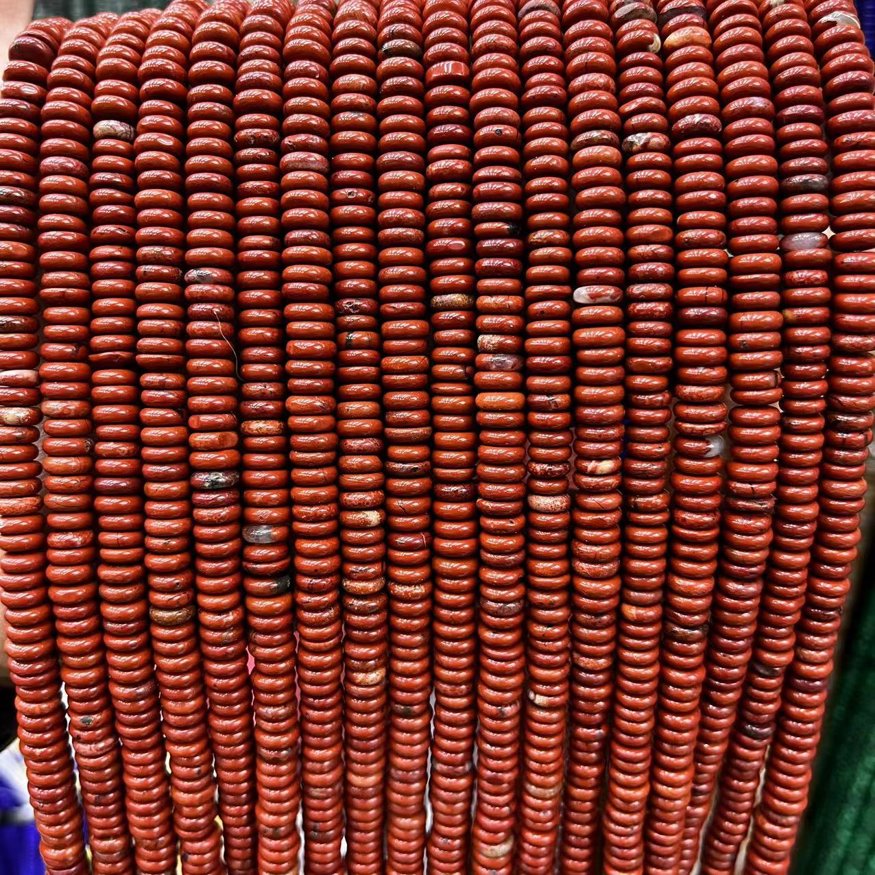 2×6 Natural Stone Colorfuled Crystal Abacus Beads Spacer Beads Beads Cross-Border Hot-Selling Jewelry DIY Bracelet Necklace