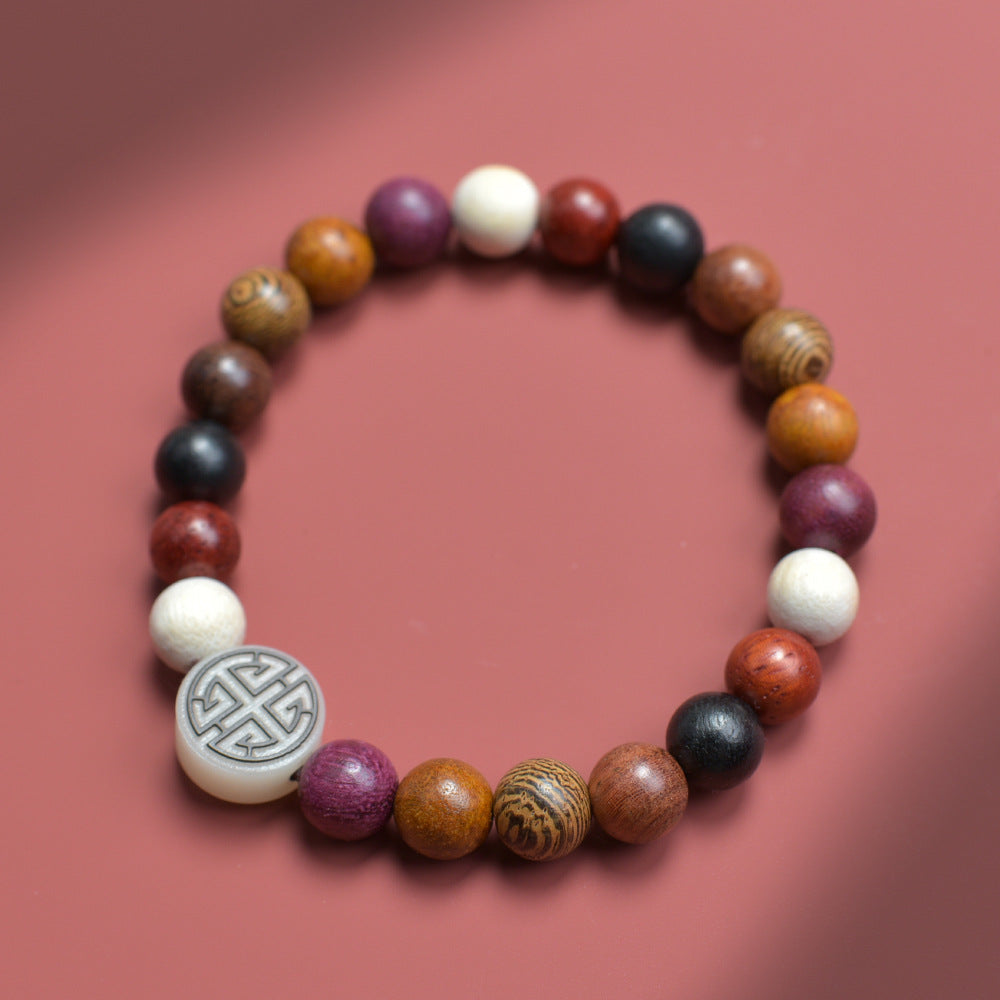 Natural multi-treasure sandalwood multi-circle bracelets 108 beads beads live supply manufacturers wholesale boutique Wen play chain