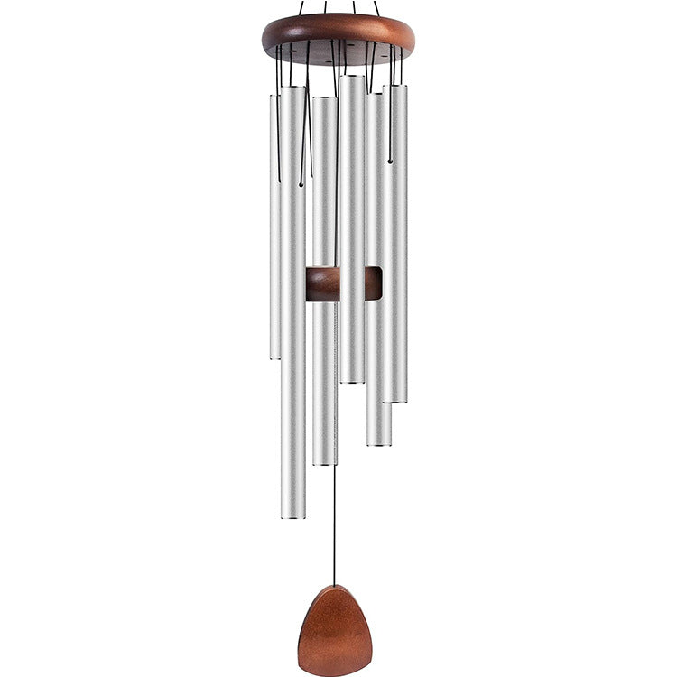 Cross-border explosions six-tube retro classic metal wind chime high sense aluminum tube metal hanging decoration home decoration wind chime