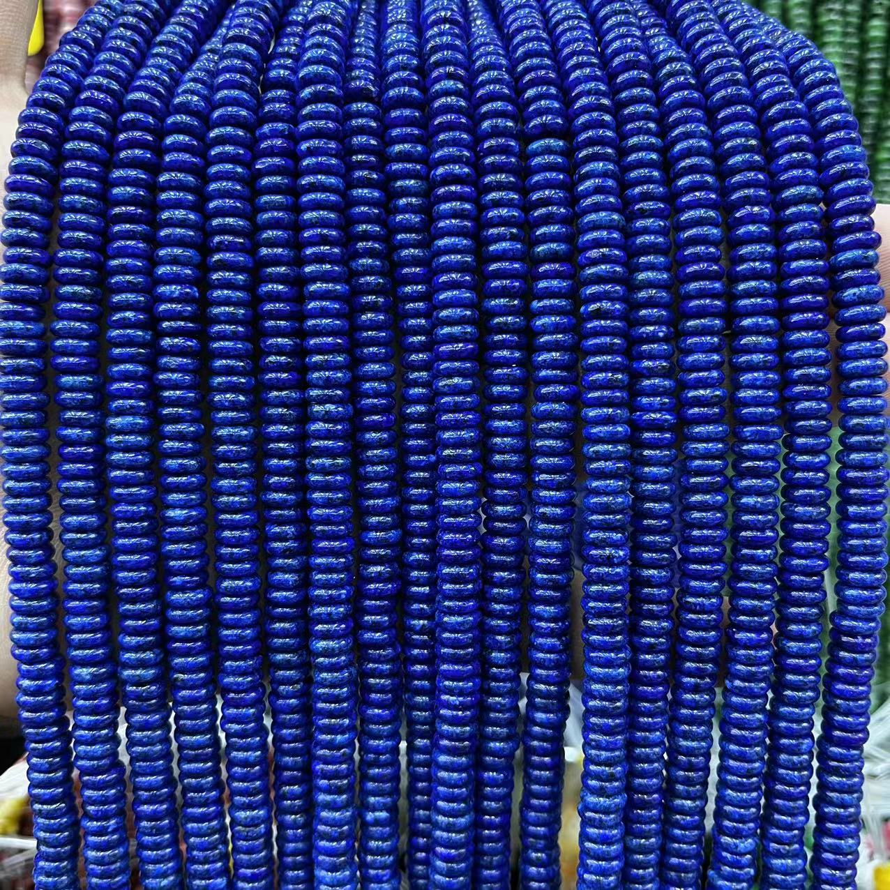 2×6 Natural Stone Colorfuled Crystal Abacus Beads Spacer Beads Beads Cross-Border Hot-Selling Jewelry DIY Bracelet Necklace
