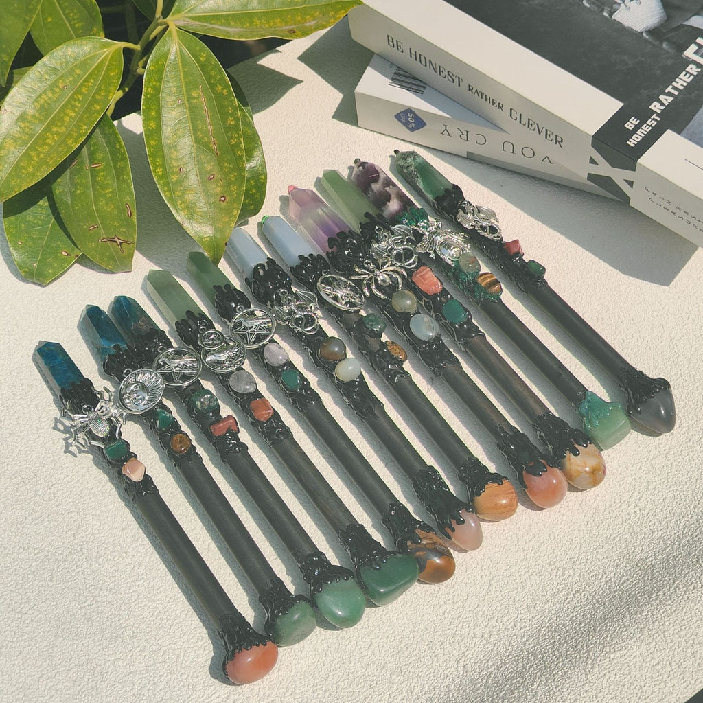 Source Factory Natural Crystal Crafts Harry Potter Magic Wand Decorations Gift Ornaments New Products