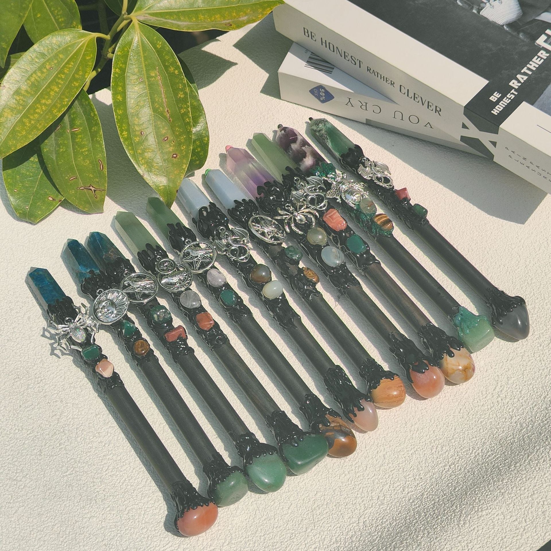 Source Factory Natural Crystal Crafts Harry Potter Magic Wand Decorations Gift Ornaments New Products