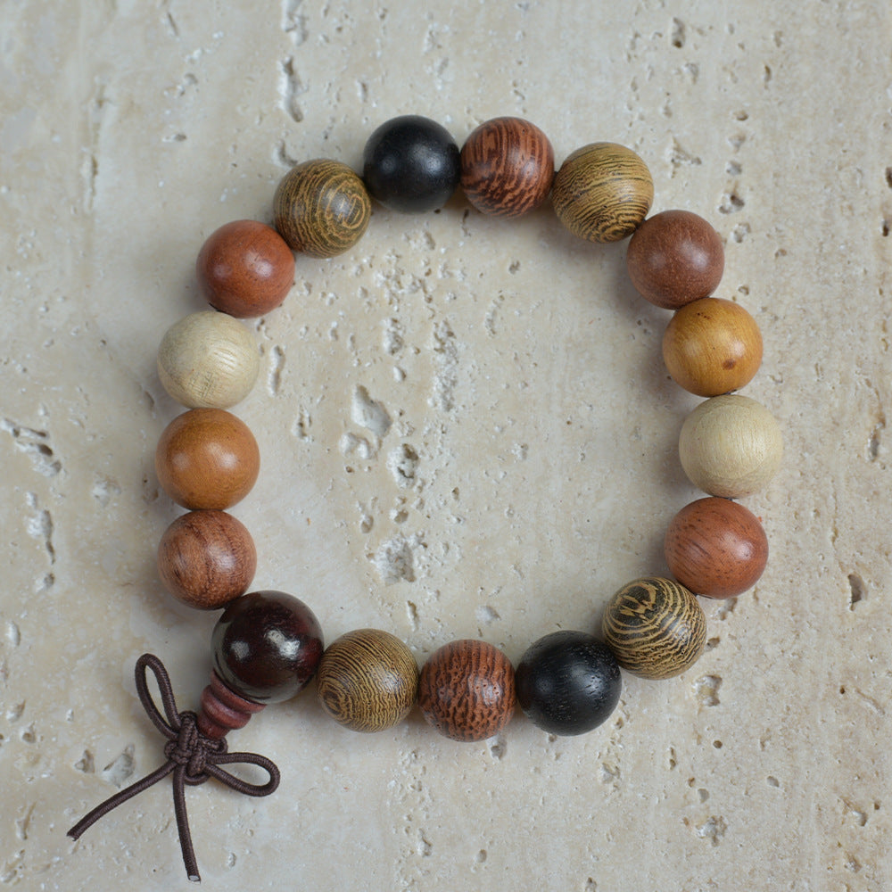 Natural multi-treasure sandalwood multi-circle bracelets 108 beads beads live supply manufacturers wholesale boutique Wen play chain