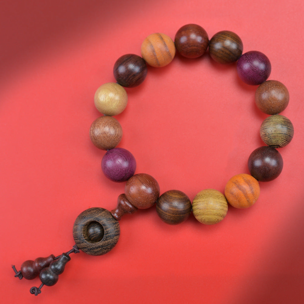 Natural multi-treasure sandalwood multi-circle bracelets 108 beads beads live supply manufacturers wholesale boutique Wen play chain