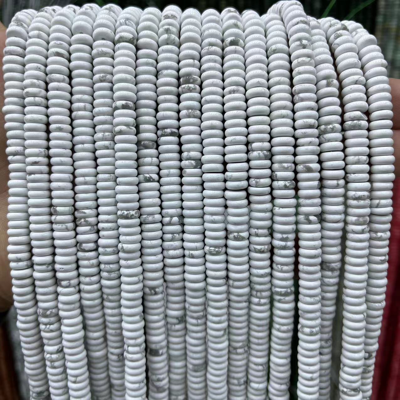 2×6 Natural Stone Colorfuled Crystal Abacus Beads Spacer Beads Beads Cross-Border Hot-Selling Jewelry DIY Bracelet Necklace
