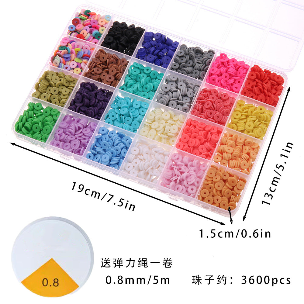 Cross-border soft pottery academic style handmade beaded diy material package box bracelet jewelry accessories bracelet beads