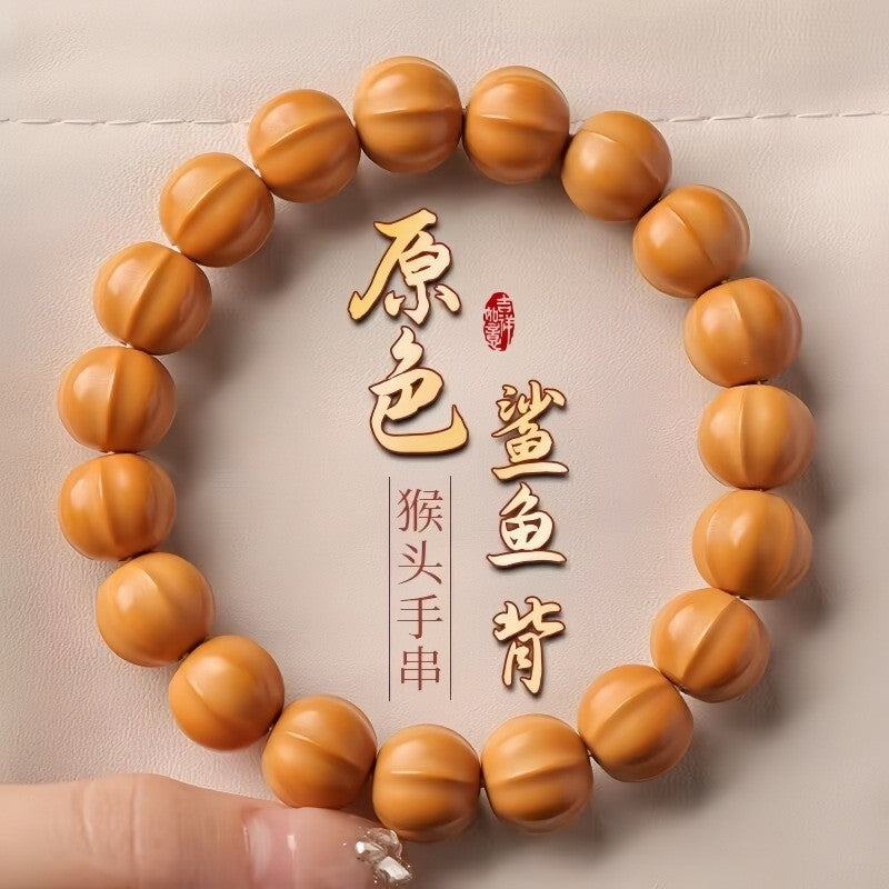 Monkey Head Natural King Kong Bodhi Star Moon Cooked DIY Accessories Men's and Women's Play with Handheld Chain Buddhist Prayer Bead String