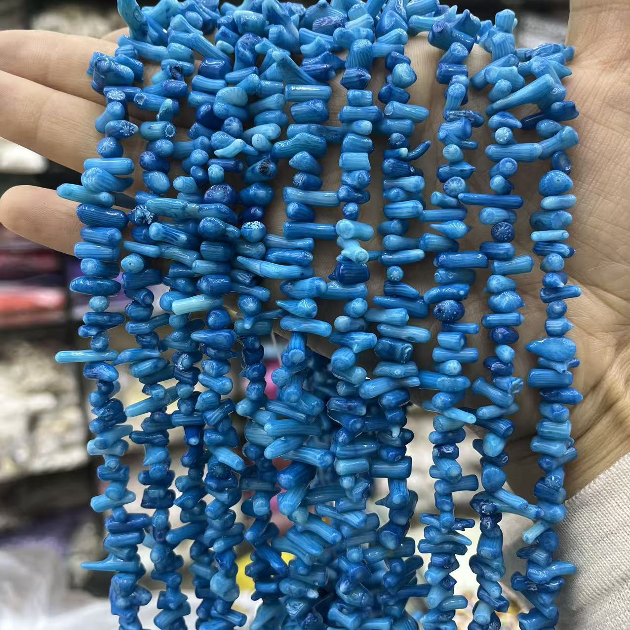 Sea Bamboo Coral, Asymmetrical Coral Fine Seedlings, Thin Branches, DIY Bracelets, Accessories, Semi-finished Accessories, Loose Beads Wholesale