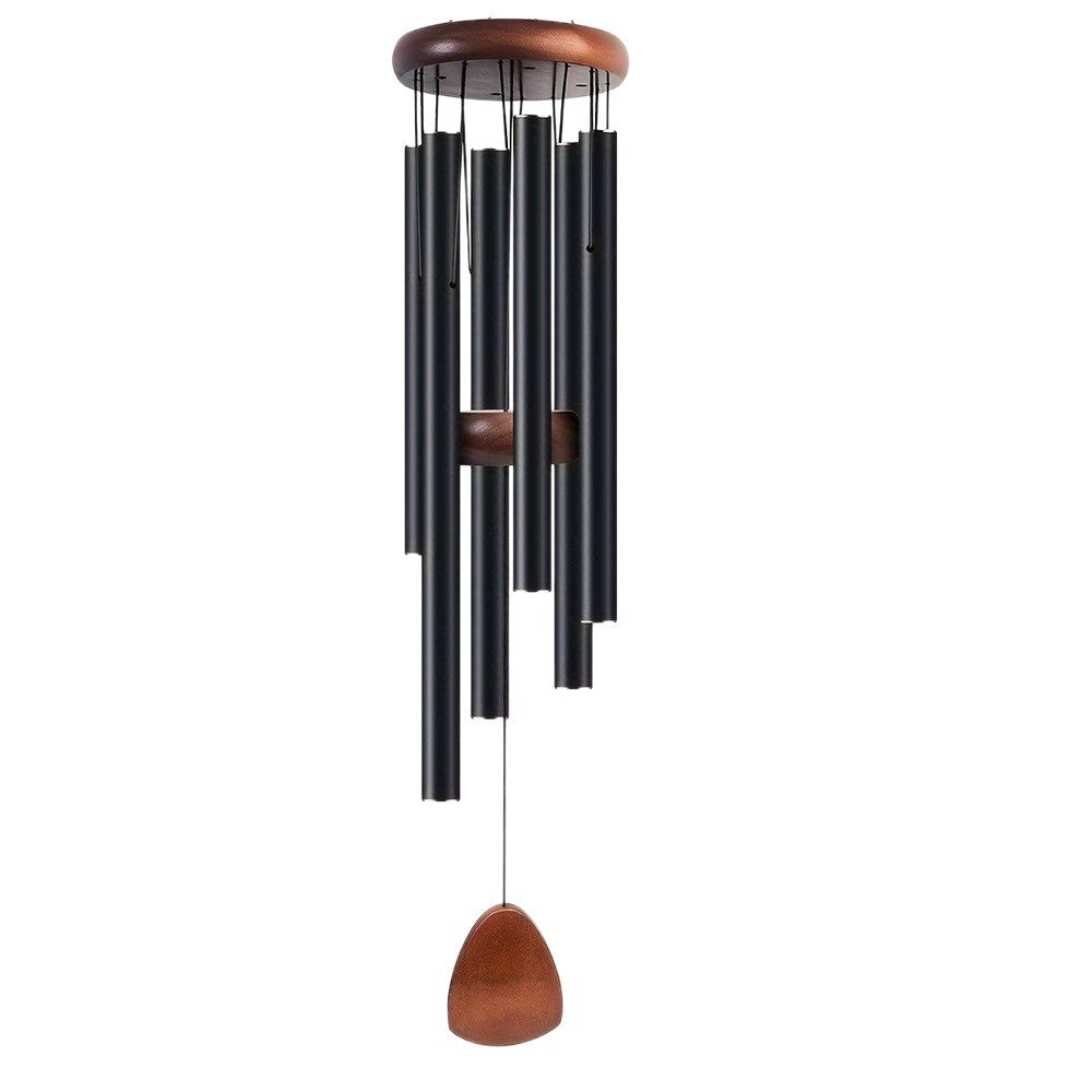 Cross-border explosions six-tube retro classic metal wind chime high sense aluminum tube metal hanging decoration home decoration wind chime