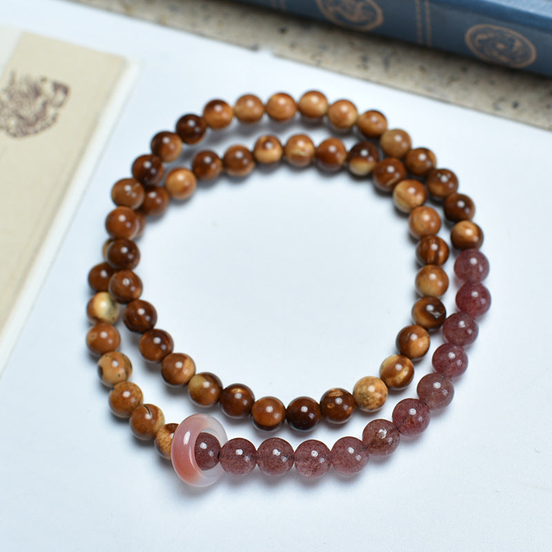 Monkey Head Natural King Kong Bodhi Star Moon Cooked DIY Accessories Men's and Women's Play with Handheld Chain Buddhist Prayer Bead String