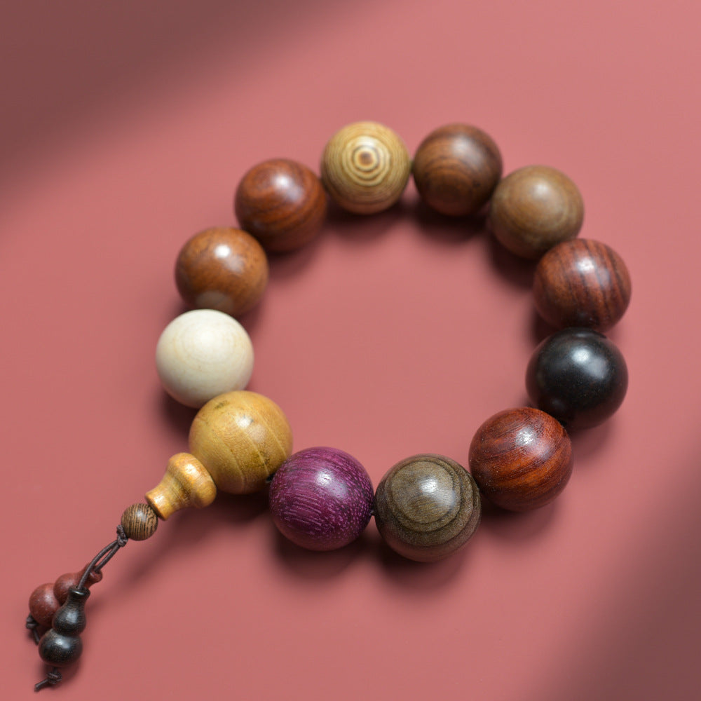 Natural multi-treasure sandalwood multi-circle bracelets 108 beads beads live supply manufacturers wholesale boutique Wen play chain