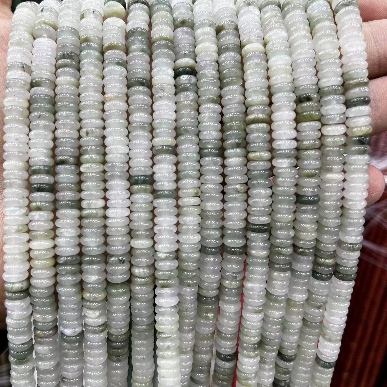 2×6 Natural Stone Colorfuled Crystal Abacus Beads Spacer Beads Beads Cross-Border Hot-Selling Jewelry DIY Bracelet Necklace