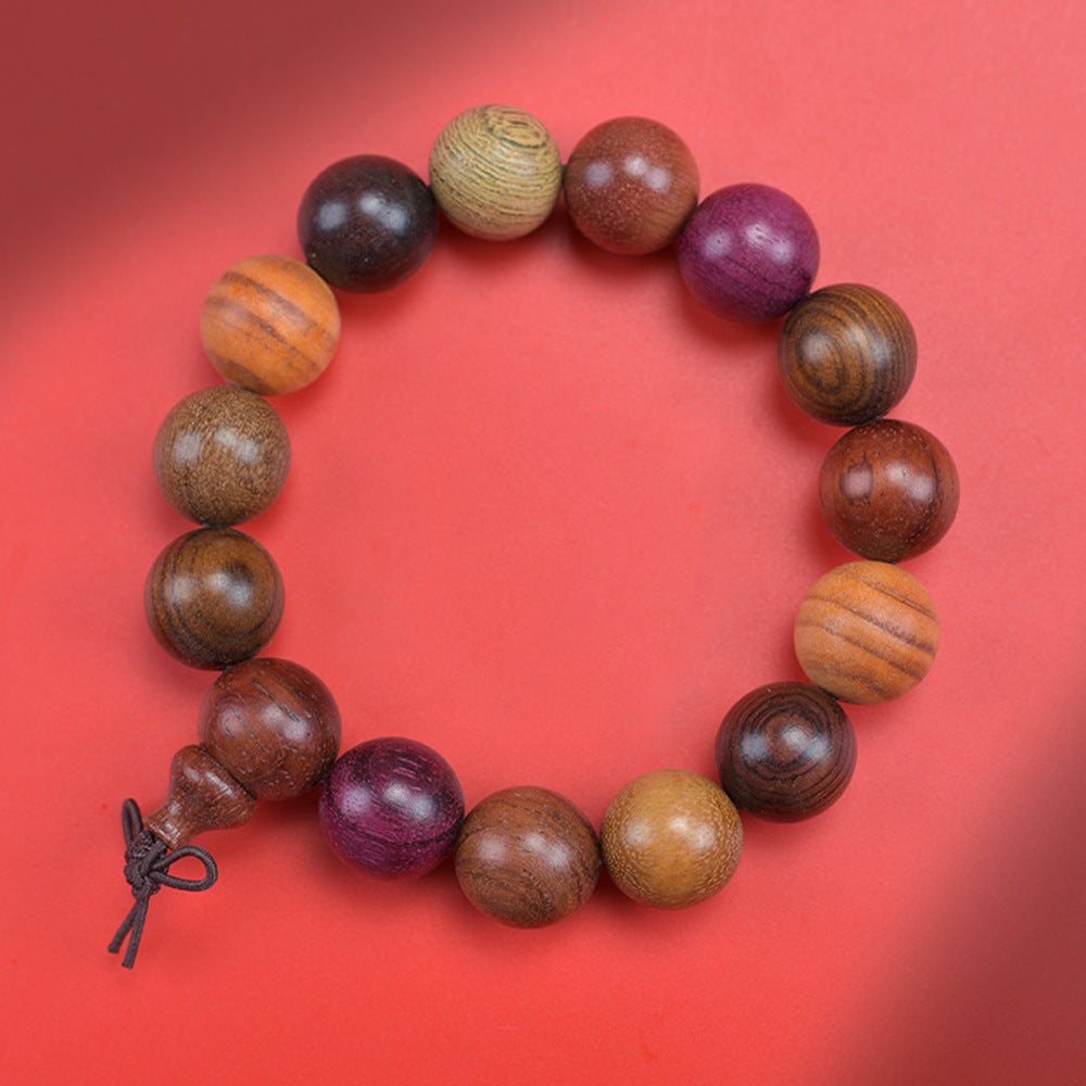 Natural multi-treasure sandalwood multi-circle bracelets 108 beads beads live supply manufacturers wholesale boutique Wen play chain