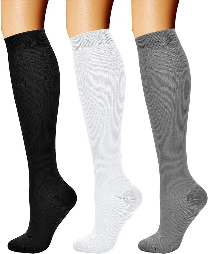 3 pairs of series cross-border sports compression socks stockings calf socks compression socks jump rope elastic socks riding socks