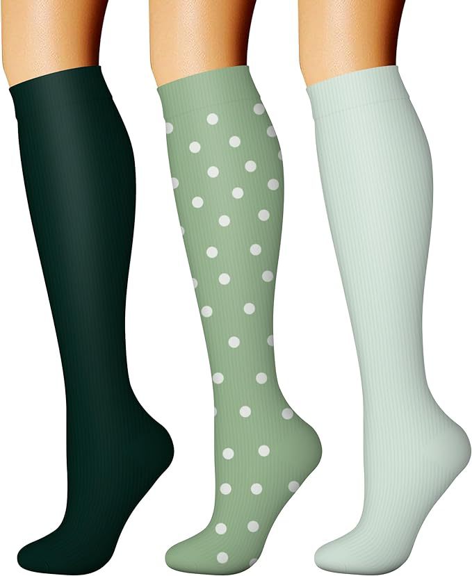 3 pairs of series cross-border sports compression socks stockings calf socks compression socks jump rope elastic socks riding socks