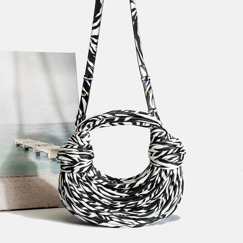 Borsa Intrecciata Noodle Bag Moda Estiva - Donna