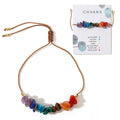 Amazon New Gravel Combination Bracelet Creative Citrine Tiger Eye Implicit Beaded Wax Line Bracelet for Women