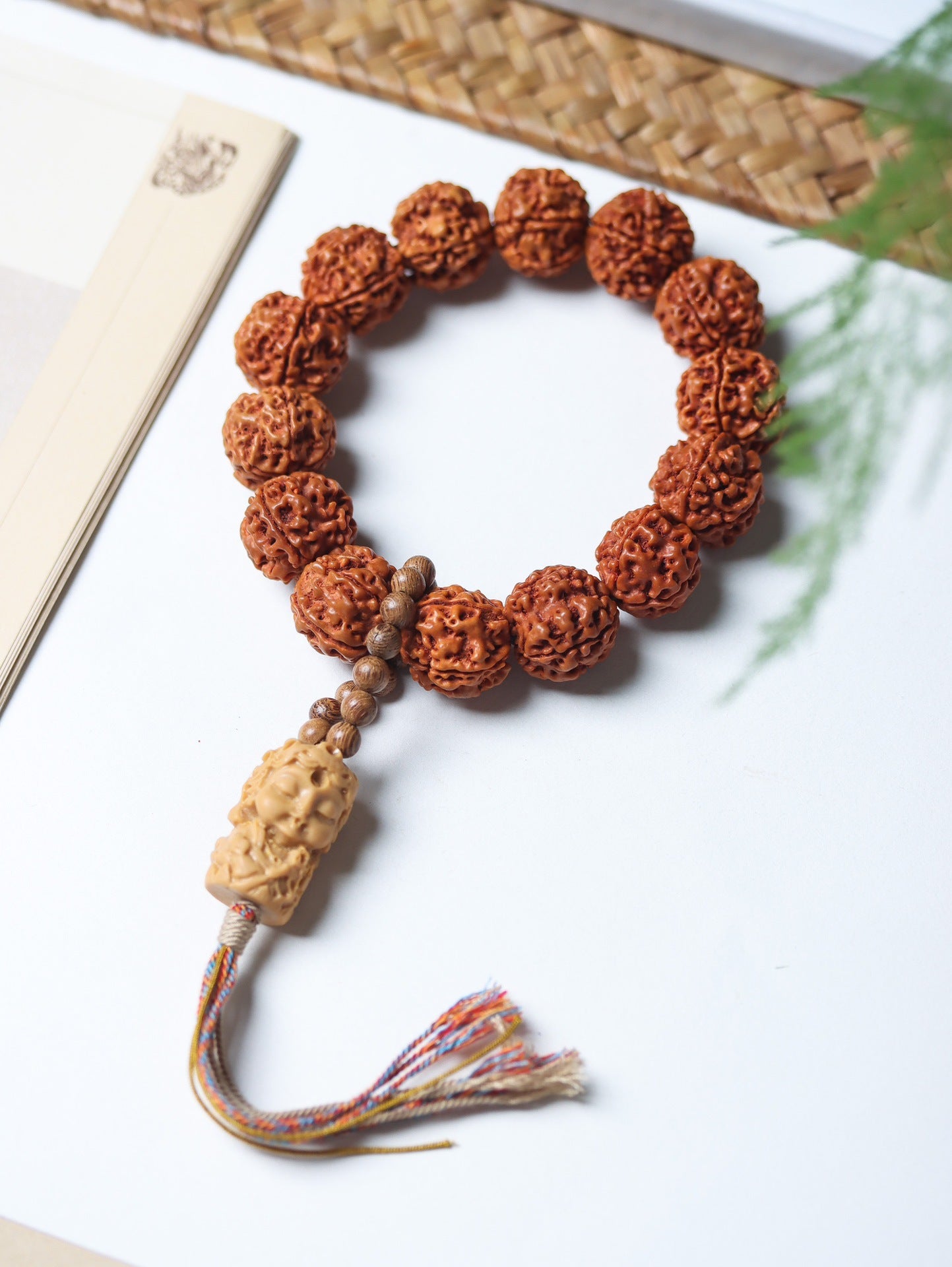 Monkey Head Natural King Kong Bodhi Star Moon Cooked DIY Accessories Men's and Women's Play with Handheld Chain Buddhist Prayer Bead String