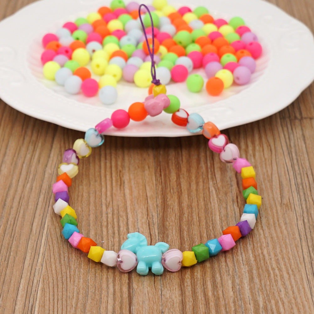 Factory direct supply handmade beaded mobile phone lanyard, Bluetooth speaker lanyard, flashlight, fan, selfie stick, U-disk sling