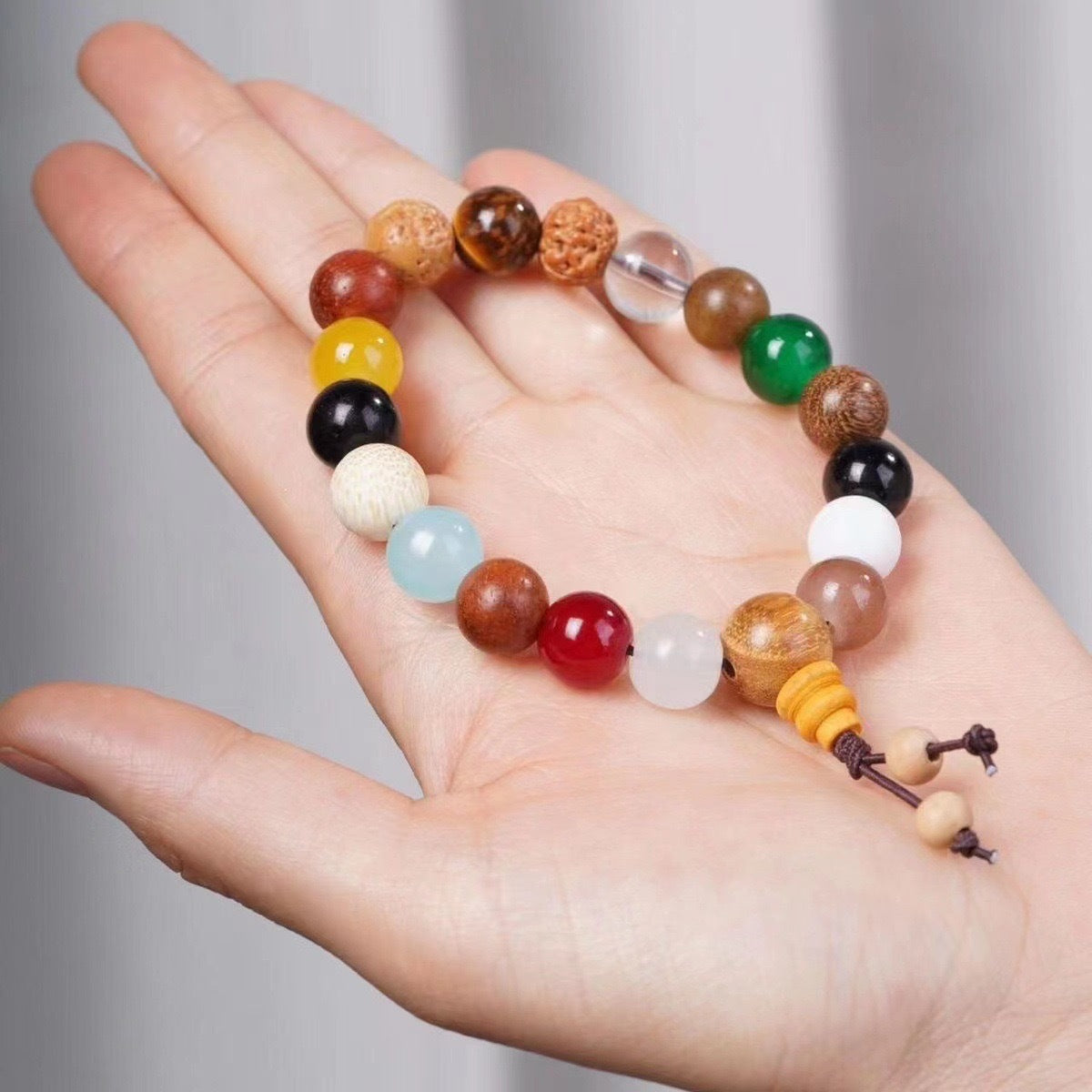 Bracciale Rosario 18 Perline Bodhi Multitesoro - Unisex
