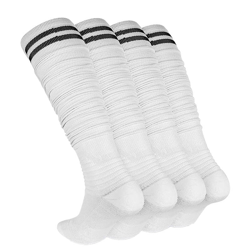 NFL Super Long Stacked Socks Adult Football Socks Football Socks Thickened Shock-absorbing Any terry Cotton High Socks