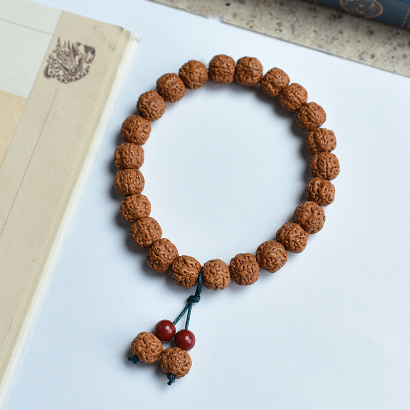 Monkey Head Natural King Kong Bodhi Star Moon Cooked DIY Accessories Men's and Women's Play with Handheld Chain Buddhist Prayer Bead String