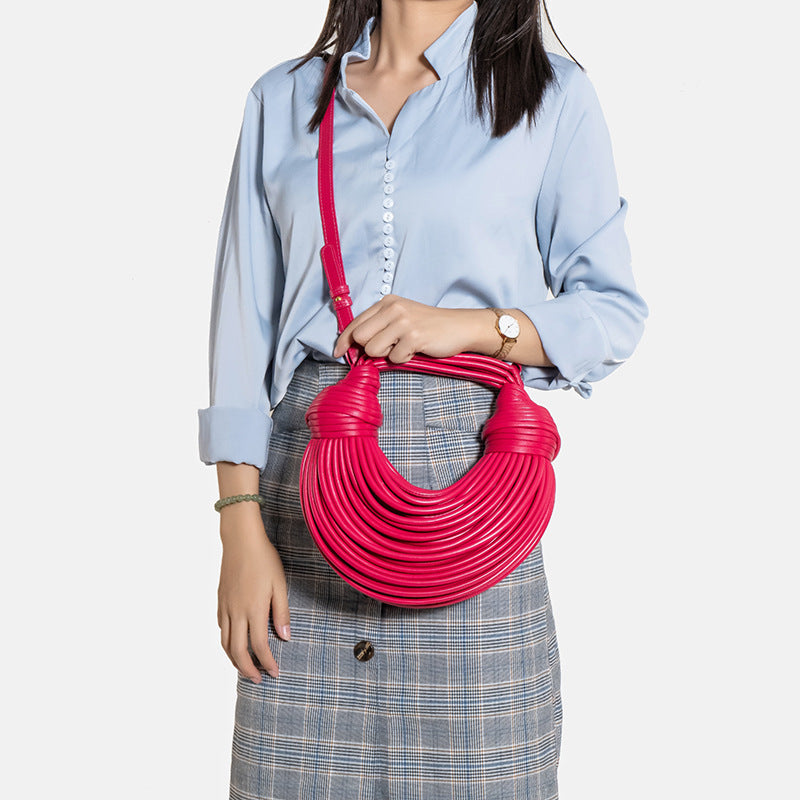 Borsa Intrecciata Noodle Bag Moda Estiva - Donna